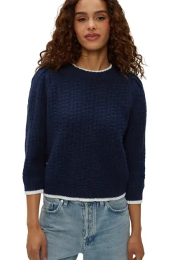 MICHAEL STARS Leonora Puff Sleeve Sweater in^ Sweaters