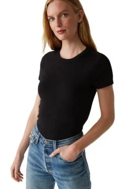 MICHAEL STARS Lexy Cap Sleeve Crew^ Tops