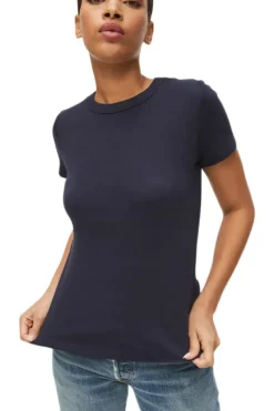 MICHAEL STARS Lexy Cap Sleeve Crew^ Tops