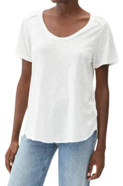 MICHAEL STARS Lily Supima Cotton Scoop Neck Tee^ Tops