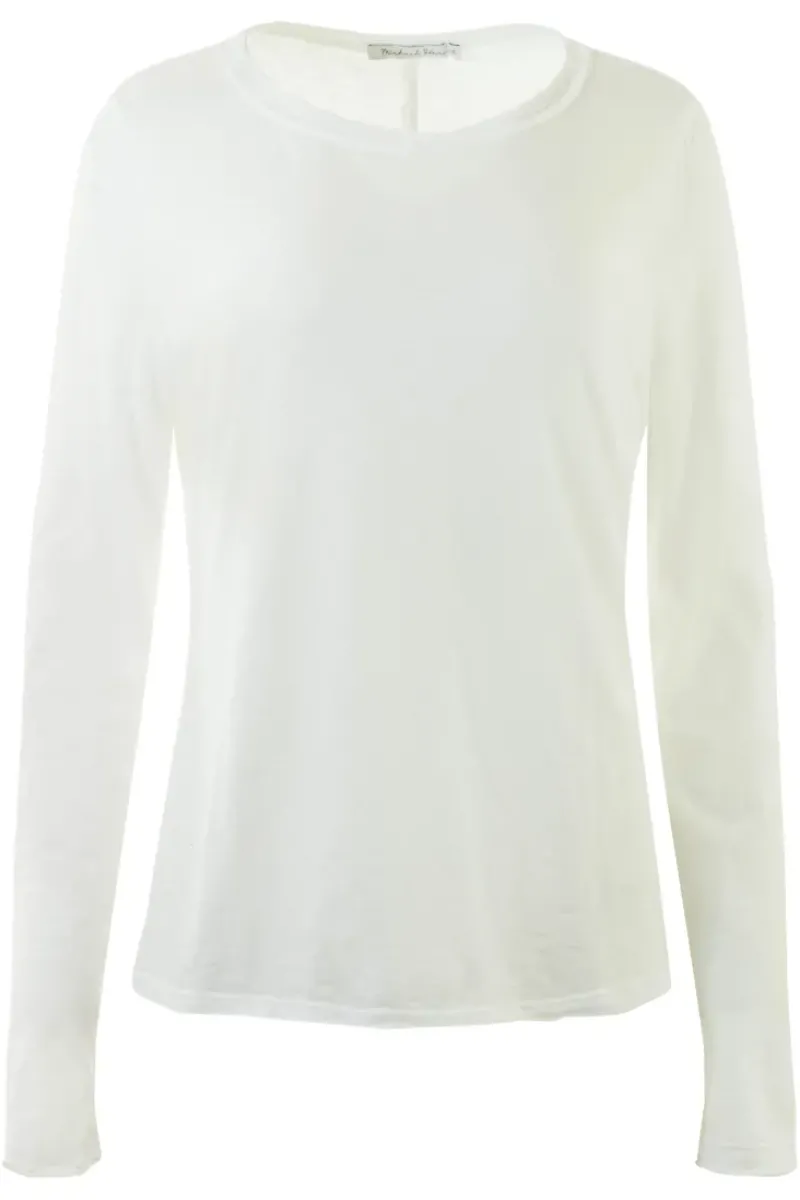 MICHAEL STARS Long Sleeve Hanson Crewneck T-shirt^ Tops