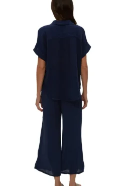 MICHAEL STARS Medina Cropped Gauze Pants in^ Pants, Shorts, & Skirts