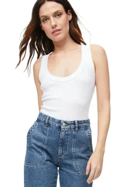 MICHAEL STARS Nelly Scoop Neck Tank^ Tops