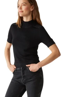 MICHAEL STARS Sabel Mock Neck Top in^ Tops