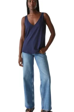 MICHAEL STARS Scarlett V-neck Tank^ Tops