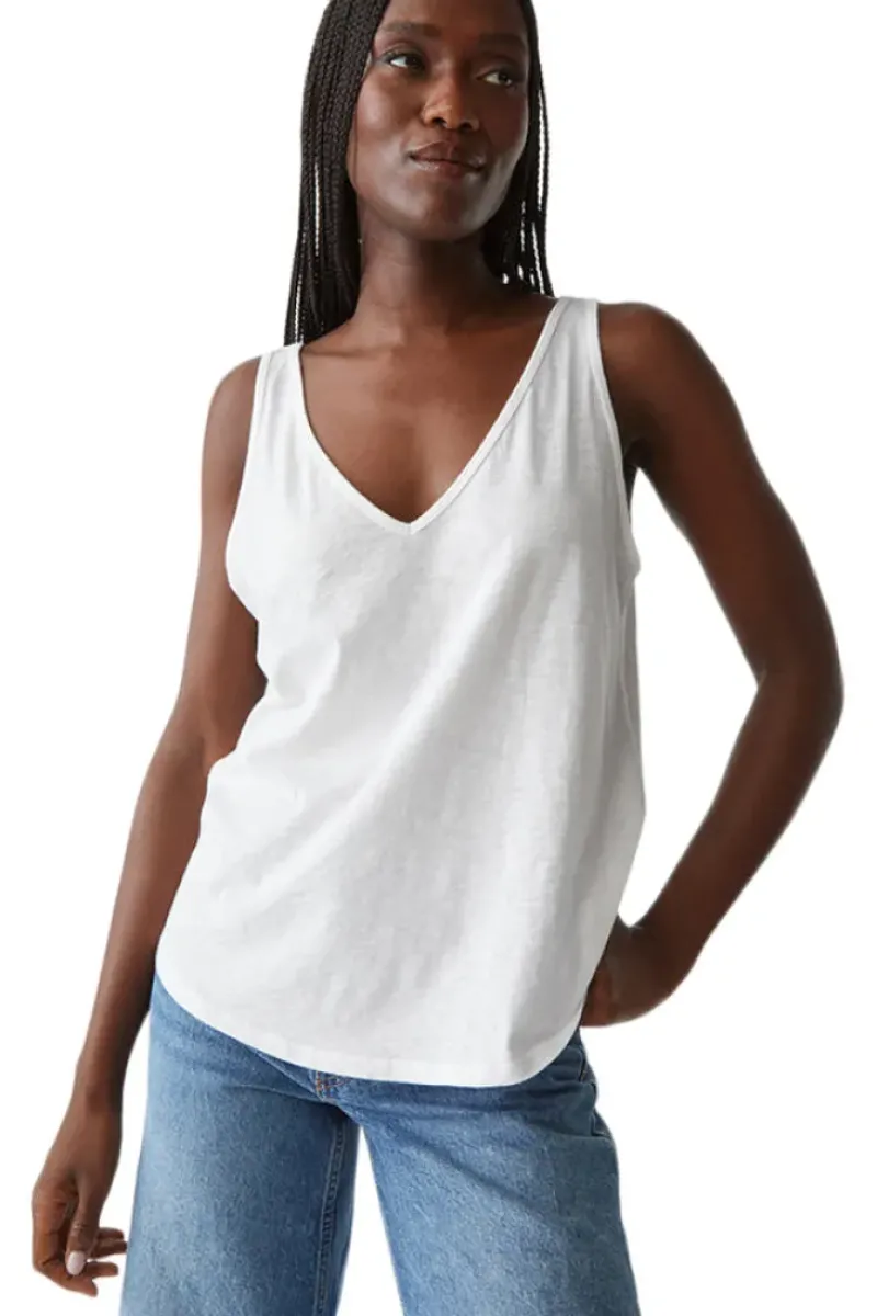 MICHAEL STARS Scarlett V-neck Tank^ Tops