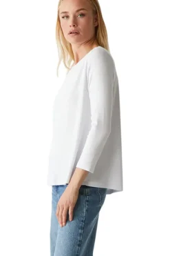 MICHAEL STARS Shelby Ruched Shoulder T-shirt in^ Tops