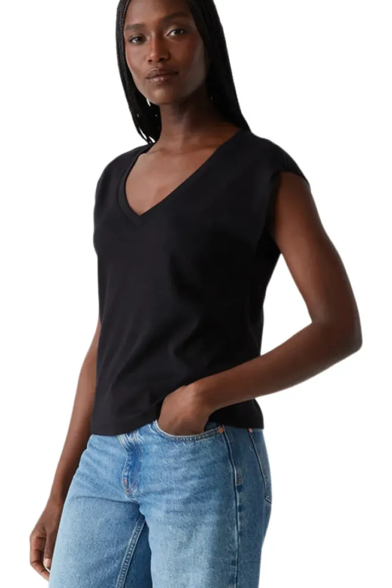 MICHAEL STARS Tati Power Shoulder T-shirt^ Tops
