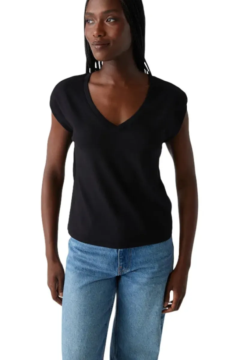 MICHAEL STARS Tati Power Shoulder T-shirt^ Tops