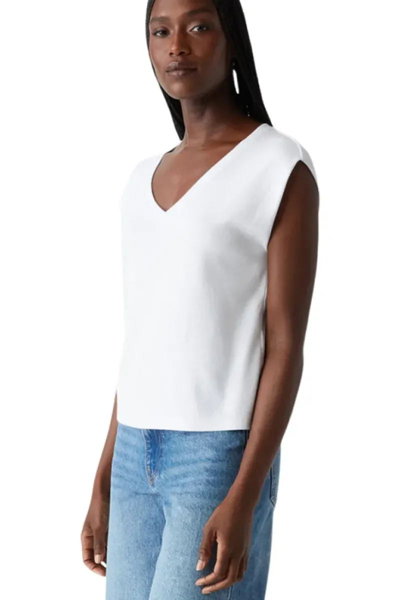 MICHAEL STARS Tati Power Shoulder T-shirt^ Tops