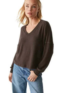 MICHAEL STARS Vic Relaxed V-neck Pullover in^ Tops