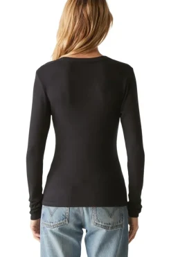 MICHAEL STARS Zola Ribbed Tee in^ Tops