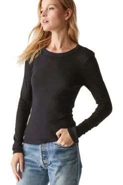 MICHAEL STARS Zola Ribbed Tee in^ Tops