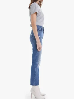 Mother Denim High Waisted Rider Ankle in^ Denim