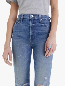 Mother Denim High Waisted Rider Ankle in^ Denim