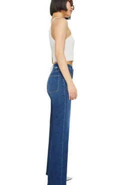 Mother Denim Lil Patch Pocket Rambler Zip in ng^ Denim