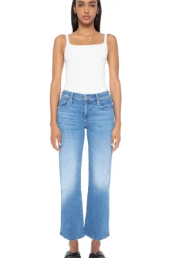 Mother Denim Mid Rise Rambler Zipper in^ Denim