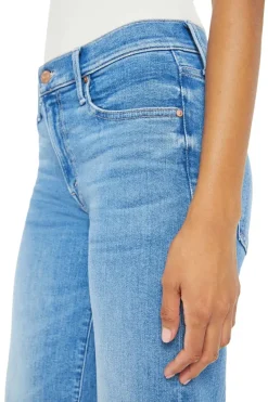 Mother Denim Mid Rise Rambler Zipper in^ Denim