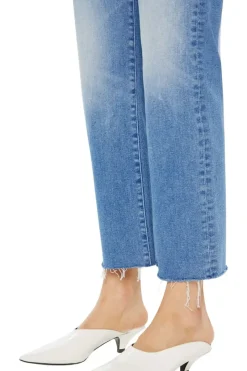 Mother Denim Mid Rise Rambler Zip Ankle in^ Denim