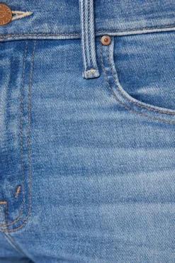 Mother Denim Mid Rise Rambler Zip Ankle in^ Denim