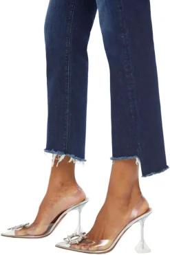 Mother Denim The Insider Crop Step Fray in^ Denim