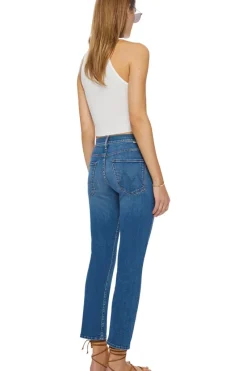 Mother Denim The Mid Rise Rider Ankle Denim in Right On^ Denim