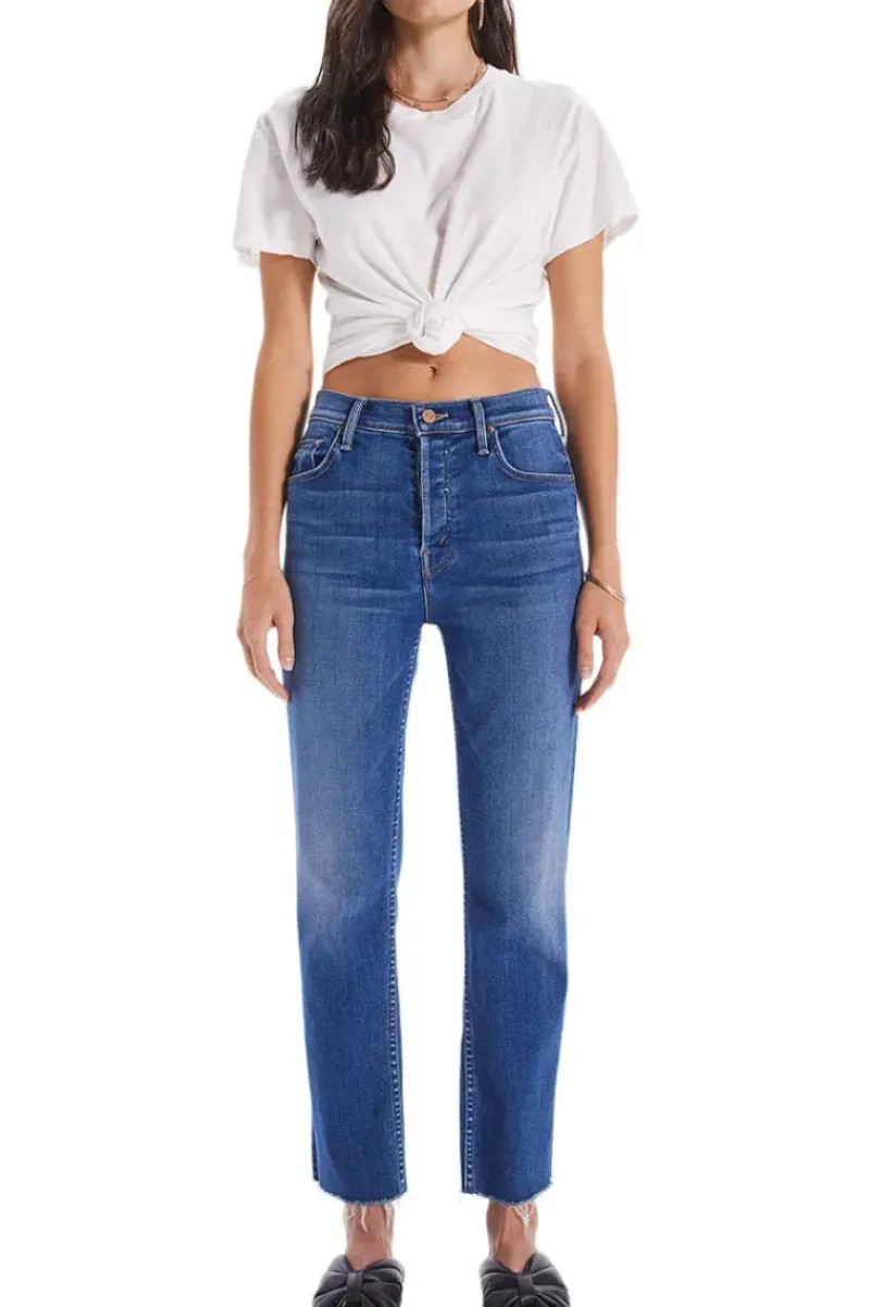 Mother Denim The Tomcat Ankle Fray in^ Denim