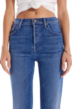 Mother Denim The Tomcat Ankle Fray in^ Denim
