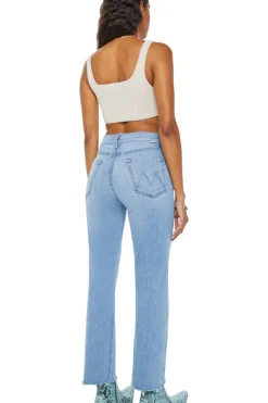 Mother Denim Tripper Ankle Fray in^ Denim