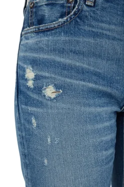 Moussy Denim Avenal Tapered Jeans in^ Denim