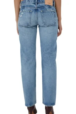 Moussy Denim Bostonia Straight Leg in^ Denim