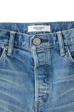 Moussy Denim Bradenton Straight Jeans in^ Denim