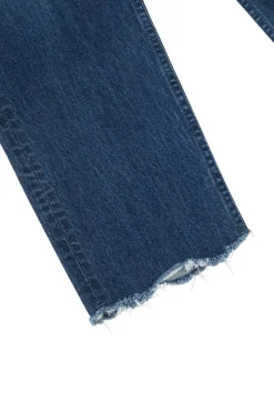 Moussy Denim Corcoran Wide Straight Leg Jeans in^ Denim