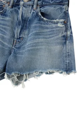 Moussy Denim Elam Shorts in^ Denim|Pants, Shorts, & Skirts