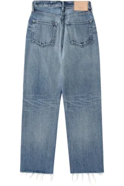 Moussy Denim Esplen Wide Straight Jeans in^ Denim