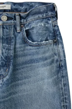 Moussy Denim Esplen Wide Straight Jeans in^ Denim