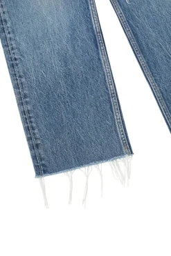 Moussy Denim Esplen Wide Straight Jeans in^ Denim