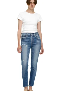 Moussy Denim Hammond Skinny High-Waisted Jean in^ Denim