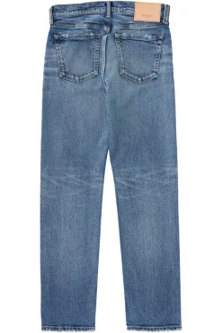 Moussy Denim Linden Slim Straight Jeans in^ Denim