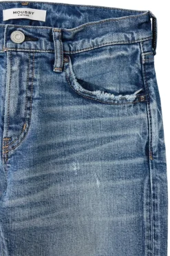 Moussy Denim Linden Slim Straight Jeans in^ Denim