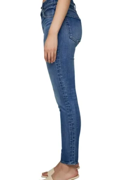 Moussy Denim Rhett Skinny High Rise Jeans in^ Denim