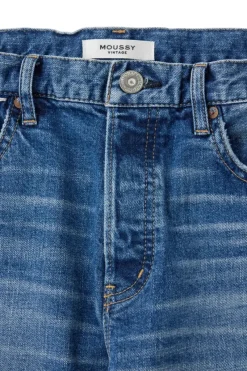 Moussy Denim Willowen Straight Leg Jeans in^ Denim