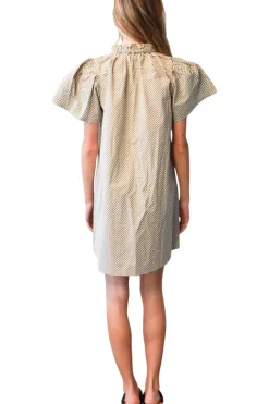 Never A Wallflower Elastic Collar Shift Dress in^ Dresses & Jumpsuits