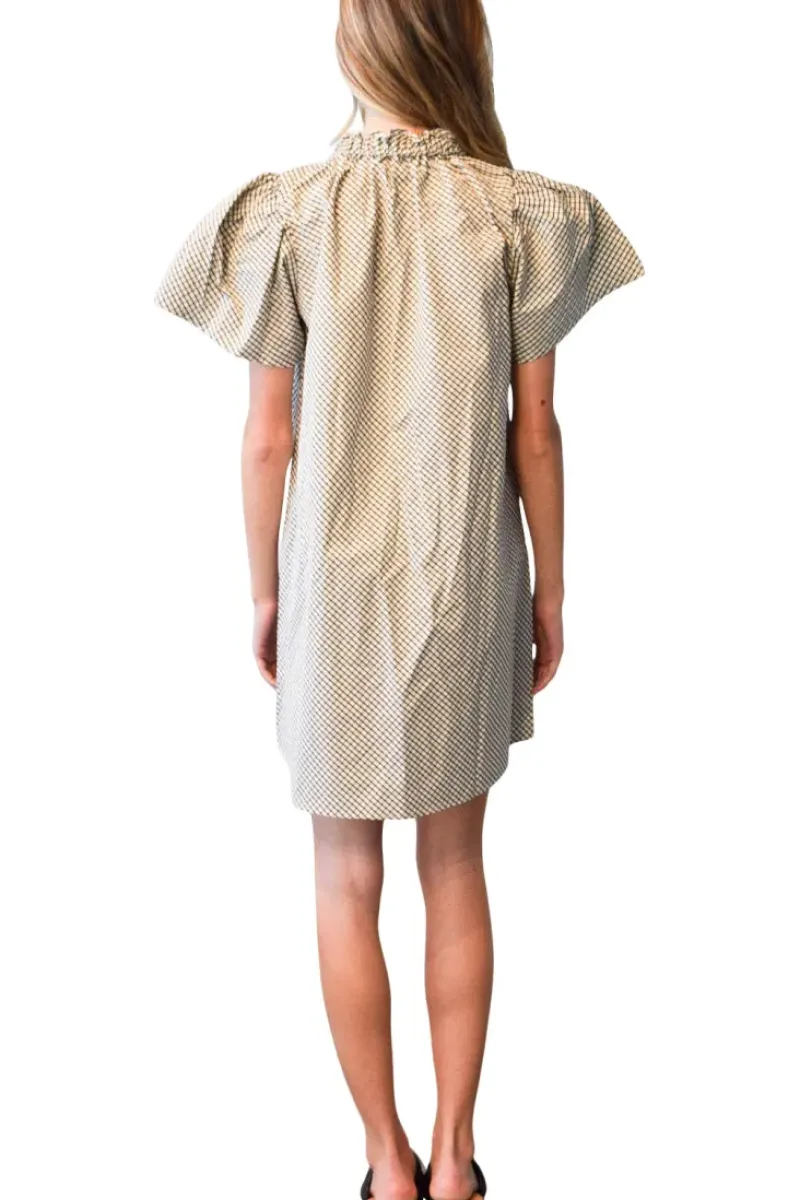 Never A Wallflower Elastic Collar Shift Dress in^ Dresses & Jumpsuits