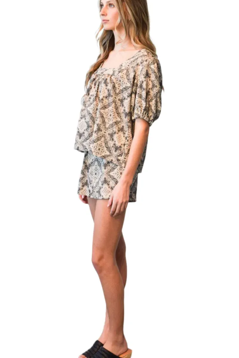 Never A Wallflower Square Neck Top in^ Tops