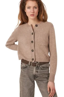 REPEAT Cashmere Chunky Knit Cardigan in^ Sweaters