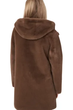 REPEAT Cashmere Faux Fur Coat in^ Blazers & Outerwear
