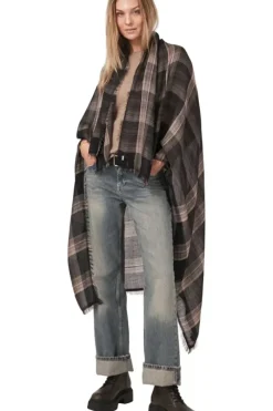 REPEAT Cashmere Silk Plaid Scarf in^ Scarves