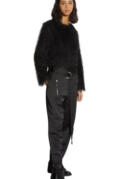 Saint Art Greta Feather Top in Black^ Tops
