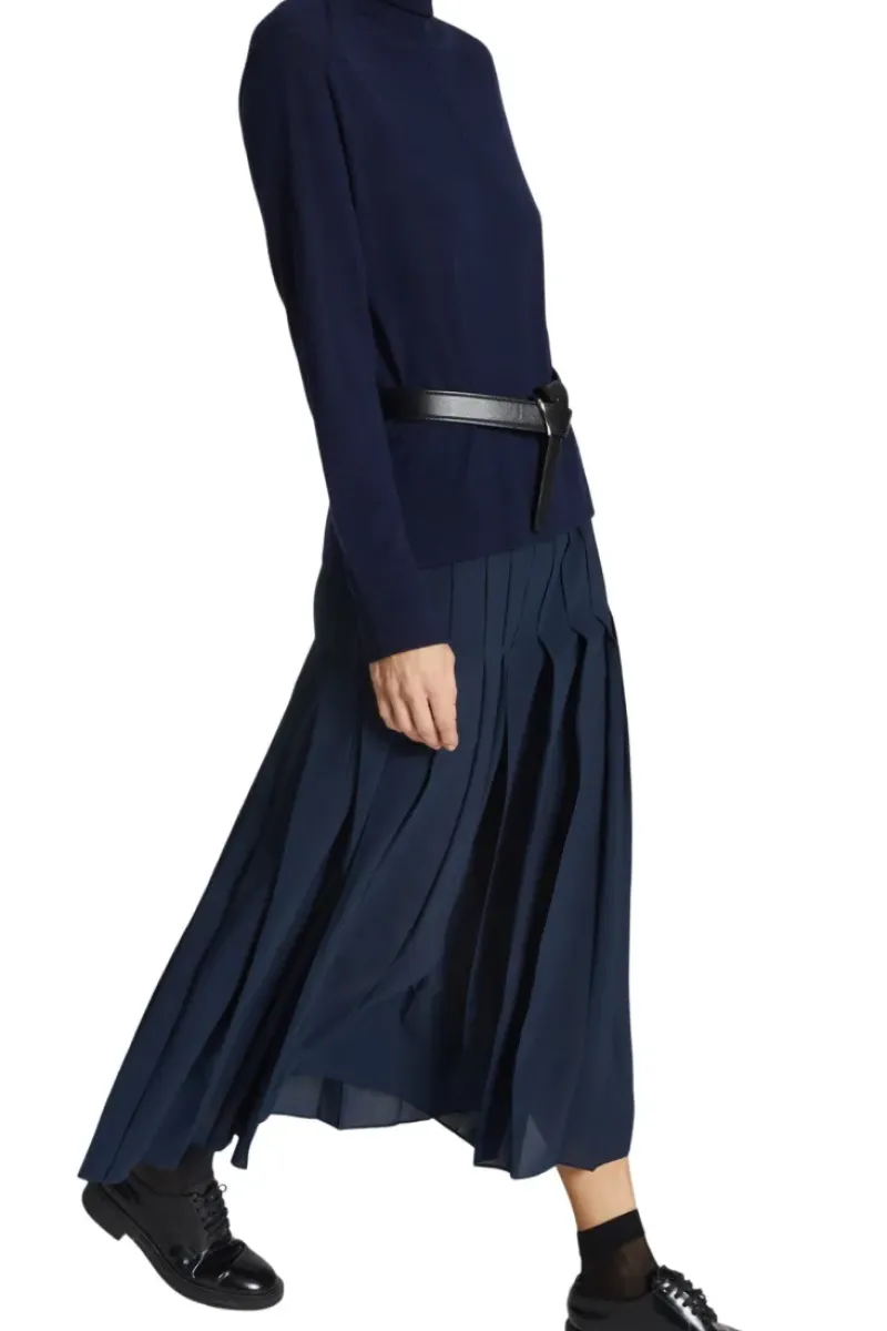 Saint Art Lakelyn Pleated Midi Skirt in^ Pants, Shorts, & Skirts